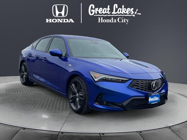 Apex Blue Pearl 2024 Acura Integra FWD with A-SPEC Package Sedan Front-Wheel Drive Continuously Variable Transmission