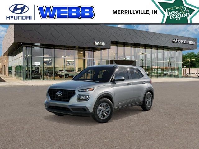 Shimmering Silver 2026 Hyundai Venue SUV / Crossover Front-Wheel Drive Continuously Variable Transmission
