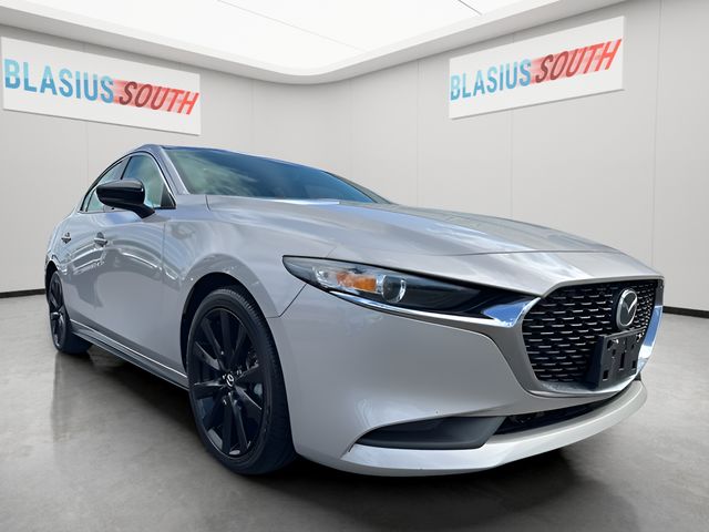 Gray (Platinum Quartz Metallic) 2024 Mazda MAZDA3 2.5 S Select Sport FWD Sedan Front-Wheel Drive 6-Speed Automatic