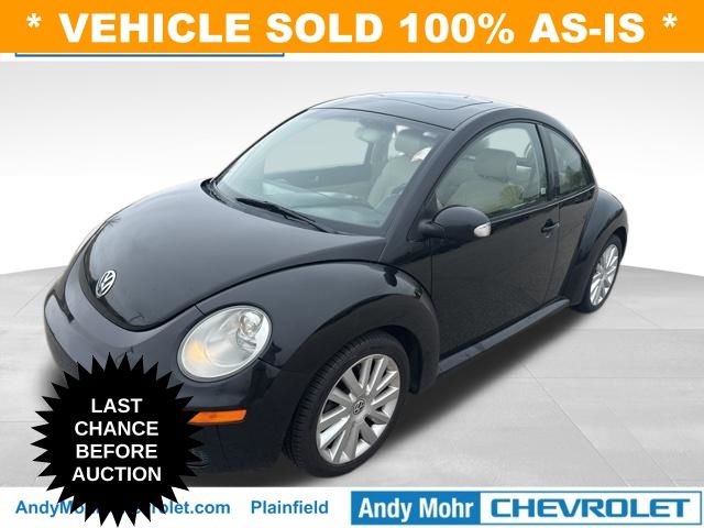 Black 2008 Volkswagen Beetle SE Hatchback Front-Wheel Drive 6-Speed Automatic