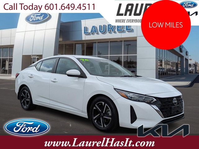White (Fresh Powder) 2024 Nissan Sentra SV FWD Sedan Front-Wheel Drive Continuously Variable Transmission