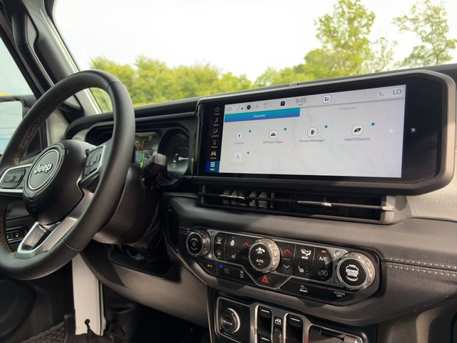 2024 JEEP WRANGLER SAHARA 4XE • 4X4 • PLUG-IN HYBRID CLEAN CARFAX • 1 OWNER BODY COLOR HARD TOP • ADAPTIVE CRUISE • APPLE CARPLAY • REMOTE START Thumbnail