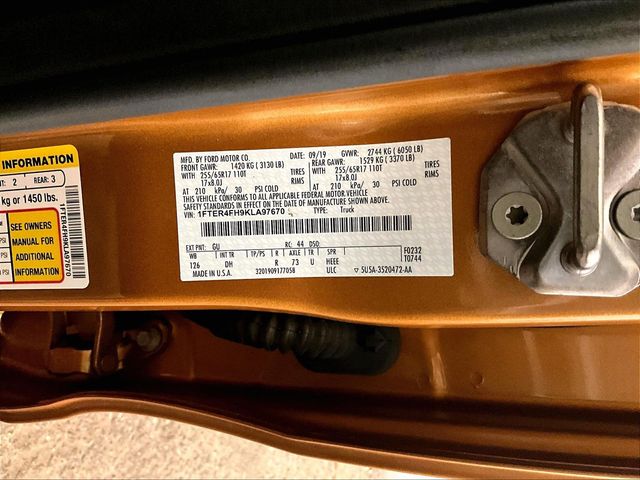2019 Ford Ranger Lariat Orange at Bob Ruth Ford