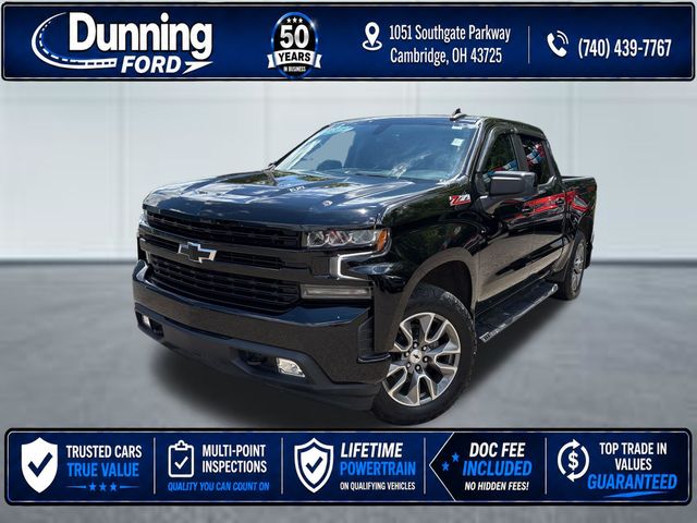 Black 2021 Chevrolet Silverado 1500 Pickup Truck Four-Wheel Drive Automatic