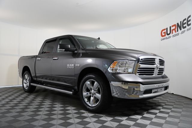 Gray (Granite Crystal Metallic Clearcoat) 2017 RAM 1500 Pickup Truck Four-Wheel Drive 8-Speed Automatic