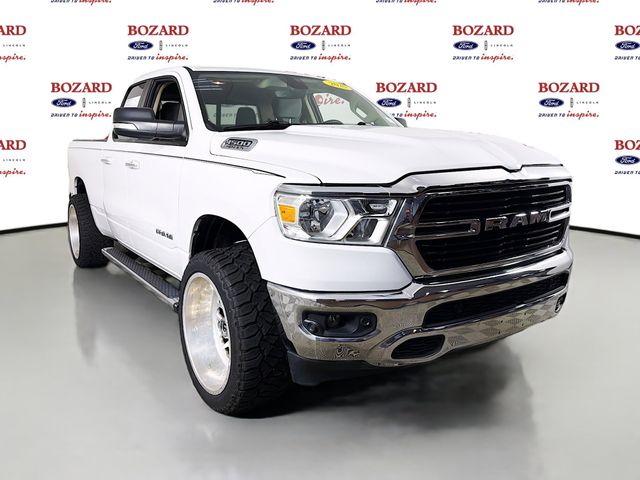 Bright White Clearcoat 2020 RAM 1500 Big Horn Quad Cab 4WD Pickup Truck Four-Wheel Drive 8-Speed Automatic