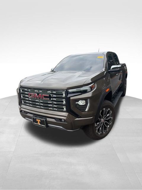 Deep Bronze Metallic 2024 GMC Canyon Denali Crew Cab 4WD Pickup Truck Four-Wheel Drive 8-Speed Automatic