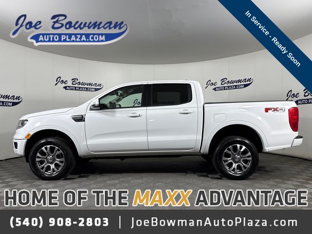 Oxford White 2019 Ford Ranger Lariat SuperCrew 4WD Pickup Truck Four-Wheel Drive 10-Speed Automatic