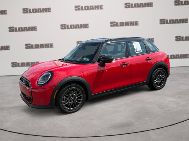 Chili Red 2025 MINI Cooper Signature Trim 4-Door Hatchback FWD Hatchback Front-Wheel Drive 7-Speed Automatic
