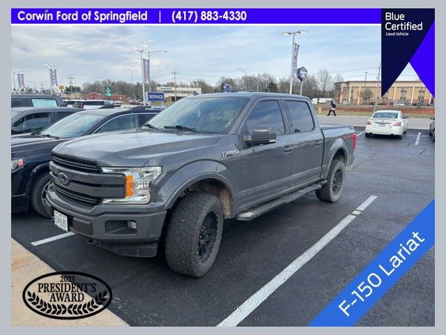 Gray (Lead Foot) 2018 Ford F-150 Lariat SuperCrew 4WD Pickup Truck Four-Wheel Drive Automatic