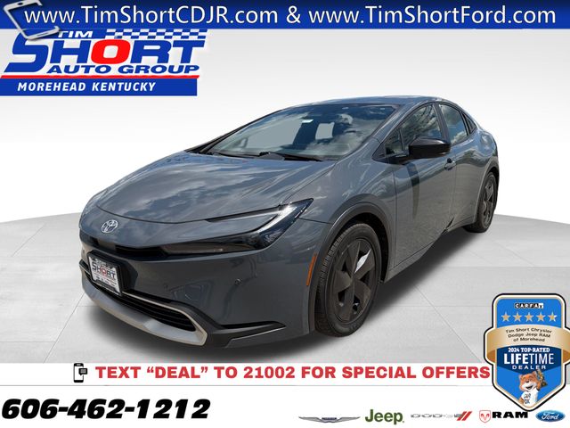 Gray 2023 Toyota Prius Prime Hatchback Front-Wheel Drive Continuously Variable Transmission