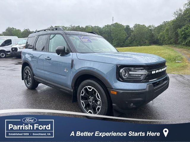 Blue (Azure Gray Metallic) 2025 Ford Bronco Sport Outer Banks AWD SUV / Crossover All-Wheel Drive 8-Speed Automatic