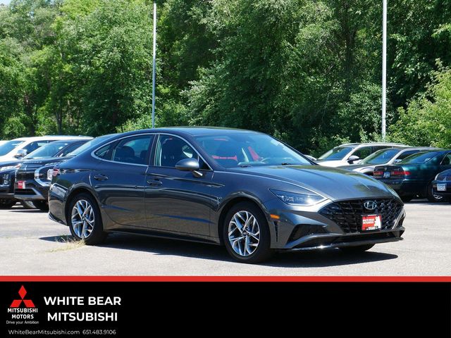 Portofino Gray 2023 Hyundai Sonata Sedan Front-Wheel Drive 8-Speed Automatic