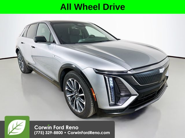 Argent Silver Metallic 2024 Cadillac LYRIQ SUV / Crossover All-Wheel Drive 1-Speed Automatic