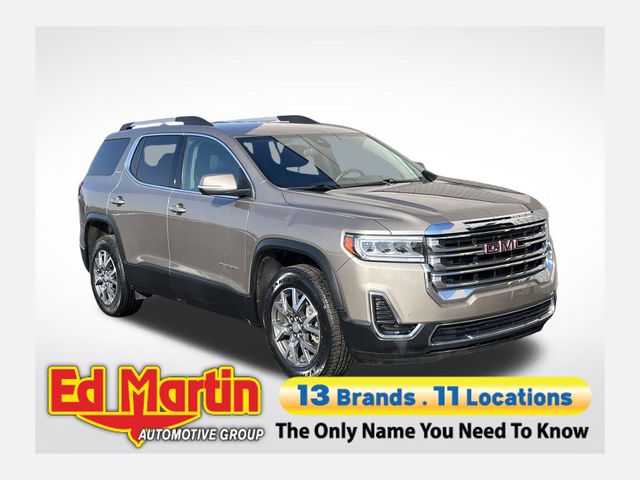 Light Stone Metallic 2023 GMC Acadia SLE FWD SUV / Crossover Front-Wheel Drive 9-Speed Automatic