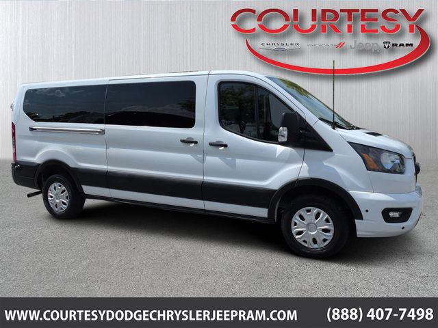 Oxford White 2024 Ford Transit Passenger Van Rear-Wheel Drive