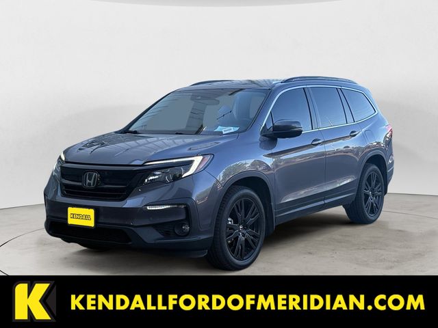 Gray (Modern Steel Metallic) 2021 Honda Pilot SUV / Crossover All-Wheel Drive 9-Speed Automatic