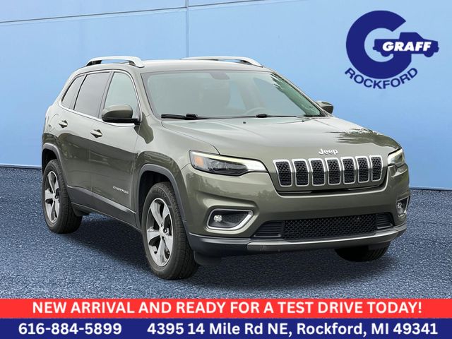Olive Green Pearlcoat 2019 Jeep Cherokee SUV / Crossover Four-Wheel Drive 9-Speed Automatic