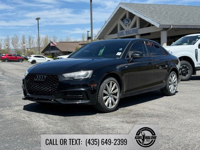 Brilliant Black 2018 Audi A4 2.0 TFSI ultra Premium FWD Sedan Front-Wheel Drive 7-Speed Automatic