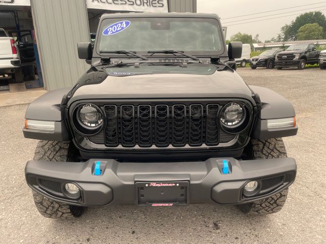 2024 Jeep Wrangler Willys 4xe - Black Clearcoat exterior view 2