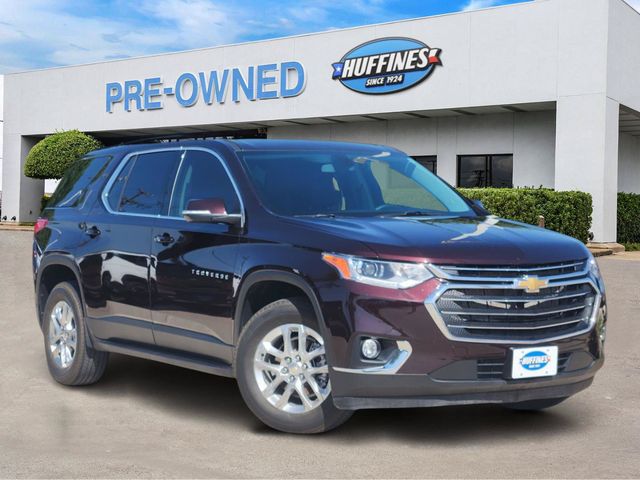Black Cherry Metallic 2021 Chevrolet Traverse SUV / Crossover Front-Wheel Drive 9-Speed Automatic