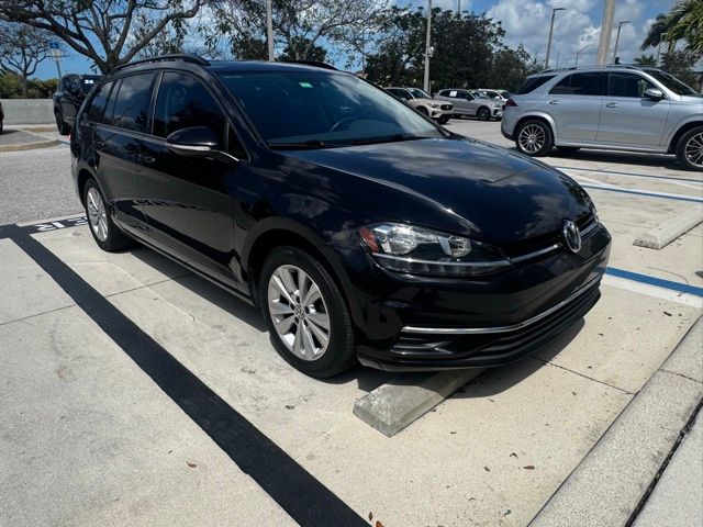 Deep Black Pearl Metallic 2018 Volkswagen Golf SportWagen 1.8T S 4Motion AWD Wagon All-Wheel Drive 6-Speed Dual Clutch