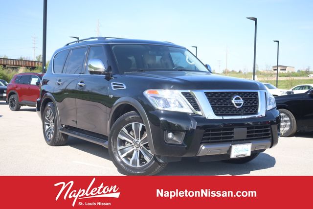 Super Black 2019 Nissan Armada SL 4WD SUV / Crossover Four-Wheel Drive 7-Speed Automatic