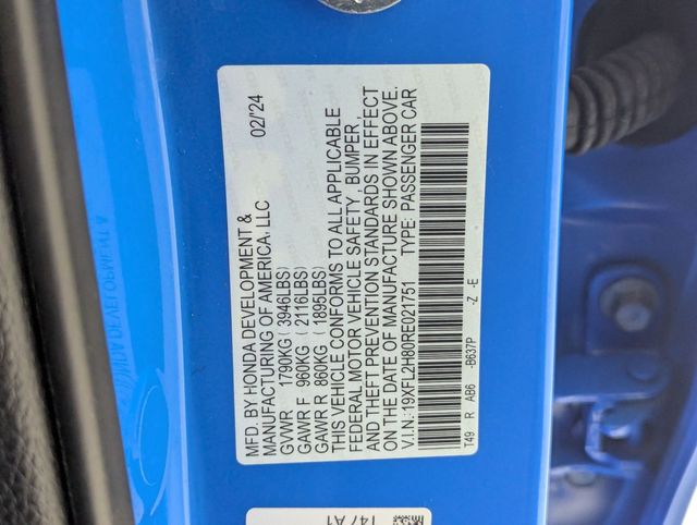 used 2024 Honda Civic car, priced at $23,481