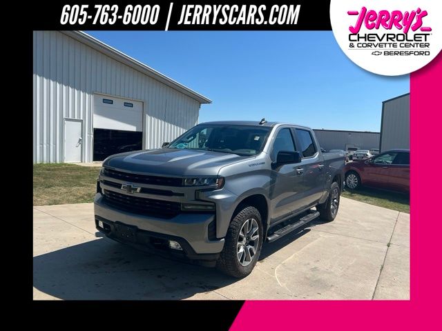 Gray (Satin Steel Metallic) 2019 Chevrolet Silverado 1500 Pickup Truck Four-Wheel Drive 8-Speed Automatic