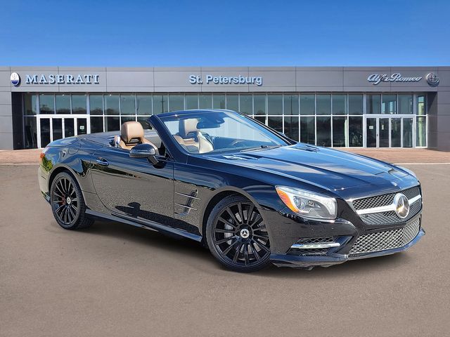 Black 2014 Mercedes-Benz SL-Class Convertible Rear-Wheel Drive 7-Speed Automatic