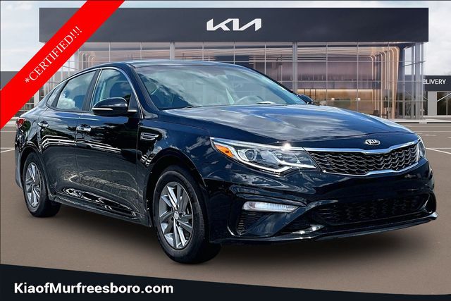 Ebony Black 2019 Kia Optima LX FWD Sedan Front-Wheel Drive 6-Speed Automatic