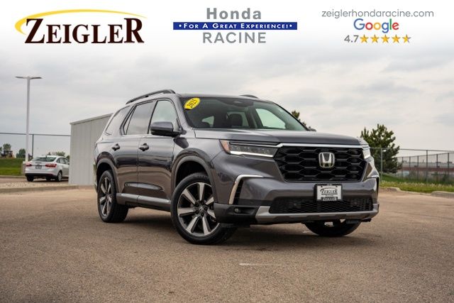 Gray (Modern Steel Metallic) 2025 Honda Pilot SUV / Crossover All-Wheel Drive Automatic