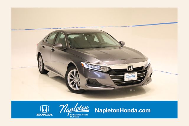 Sonic Gray Pearl 2021 Honda Accord LX FWD Sedan Front-Wheel Drive Continuously Variable Transmission