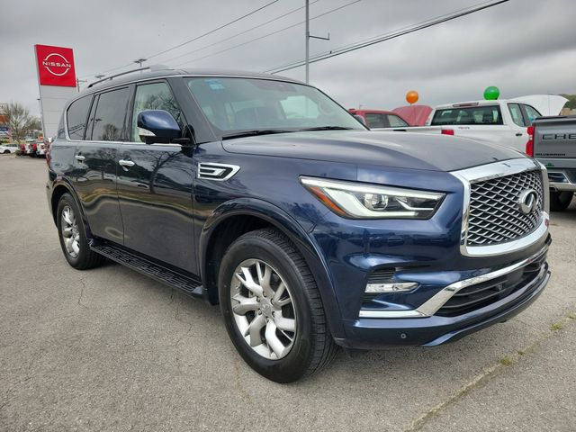 Hermosa Blue 2024 INFINITI QX80 Luxe RWD SUV / Crossover Rear-Wheel Drive 7-Speed Automatic