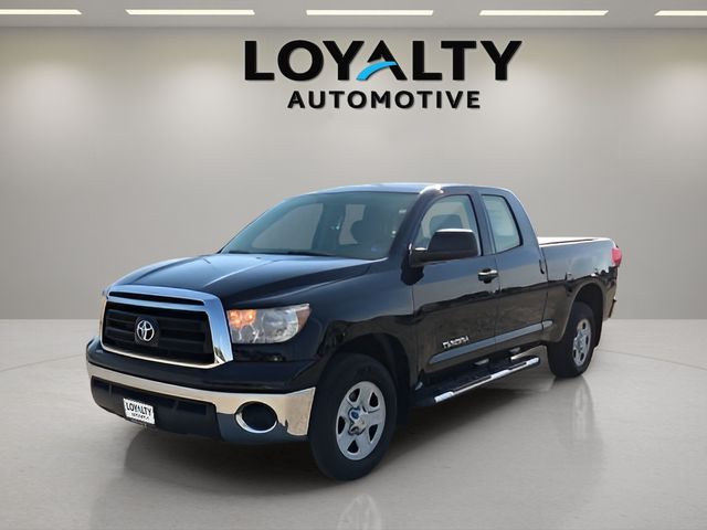 Black 2013 Toyota Tundra Grade Double Cab 4.0L Pickup Truck 4X2 5-Speed Automatic Overdrive