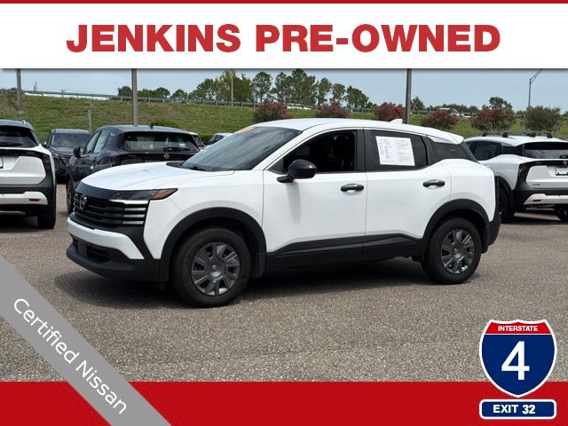 White (Fresh Powder) 2025 Nissan Kicks SUV / Crossover Front-Wheel Drive Continuously Variable Transmission
