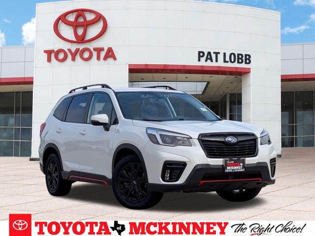 Crystal White Pearl 2021 Subaru Forester SUV / Crossover All-Wheel Drive Continuously Variable Transmission