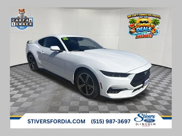Oxford White 2025 Ford Mustang Coupe Rear-Wheel Drive Automatic