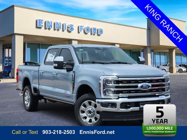 Glacier Gray Metallic Tri-Coat 2026 Ford F-250 Super Duty Pickup Truck Four-Wheel Drive Automatic