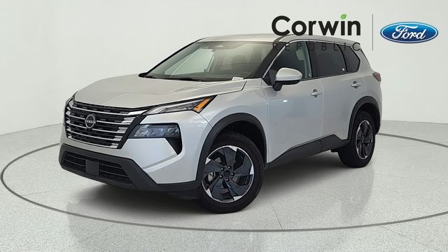 Brilliant Silver Metallic 2024 Nissan Rogue SV AWD SUV / Crossover All-Wheel Drive Continuously Variable Transmission
