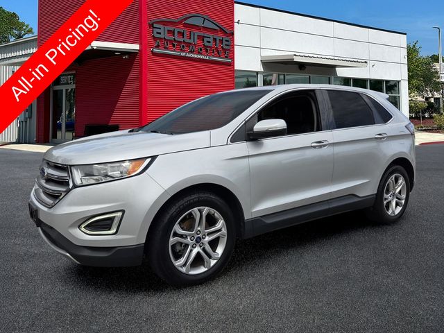 Ingot Silver 2018 Ford Edge SUV / Crossover Front-Wheel Drive 6-Speed Automatic