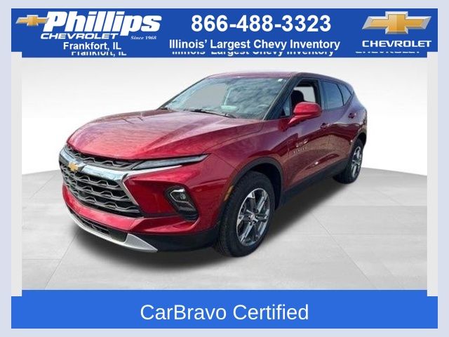 Radiant Red Tintcoat 2024 Chevrolet Blazer 2LT FWD SUV / Crossover Front-Wheel Drive 9-Speed Automatic Overdrive