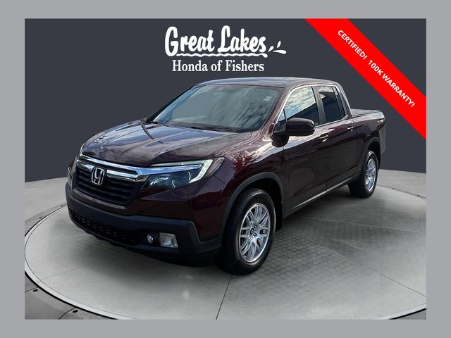 Red (Scarlet) 2019 Honda Ridgeline Pickup Truck All-Wheel Drive 6-Speed Automatic