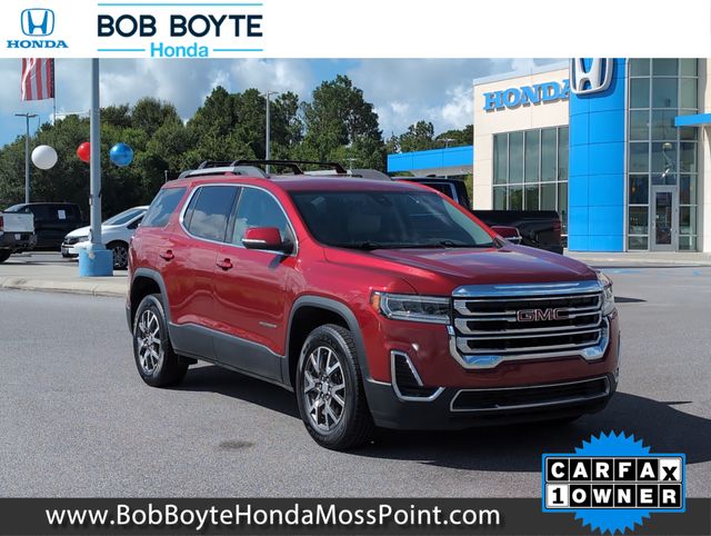 Volcanic Red 2023 GMC Acadia SUV / Crossover Front-Wheel Drive 9-Speed Automatic