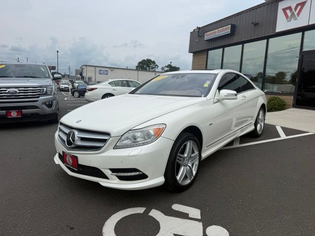 Diamond White 2012 Mercedes-Benz CL-Class Coupe All-Wheel Drive 7-Speed Automatic