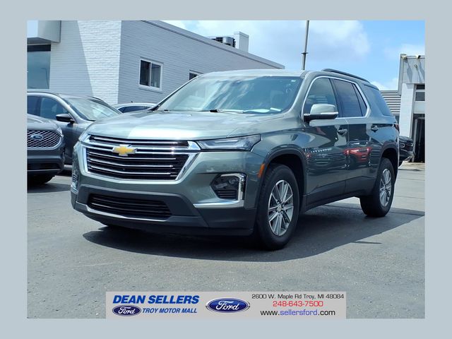 Silver Sage Metallic 2023 Chevrolet Traverse SUV / Crossover Front-Wheel Drive 9-Speed Automatic