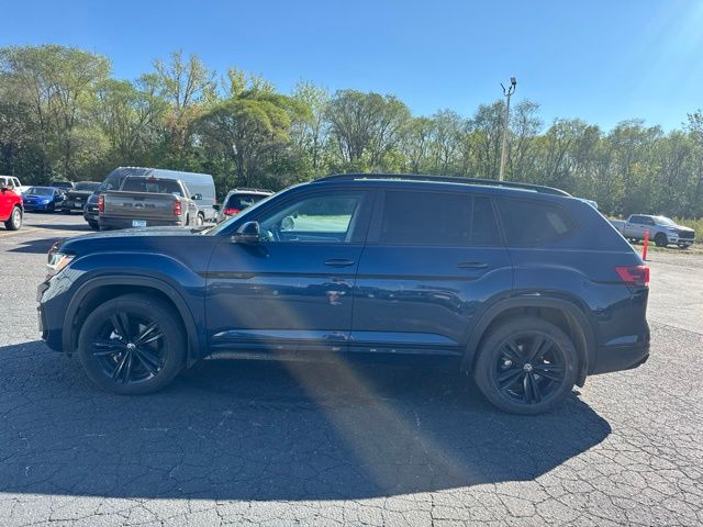 2023 Tourmaline Blue Metallic Volkswagen Atlas 3.6L V6 SEL R-Line AWD SUV