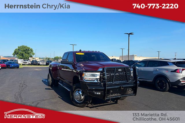 Red 2022 RAM 3500 Pickup Truck Four-Wheel Drive 6-Speed Automatic