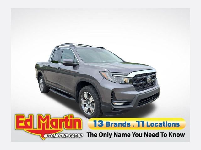 Gray 2025 Honda Ridgeline RTL AWD Pickup Truck All-Wheel Drive 9-Speed Automatic