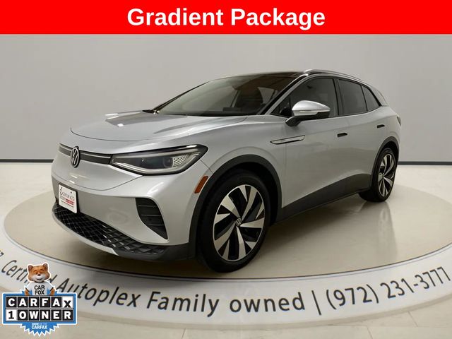 Silver Metallic 2021 Volkswagen ID.4 SUV / Crossover Rear-Wheel Drive Automatic